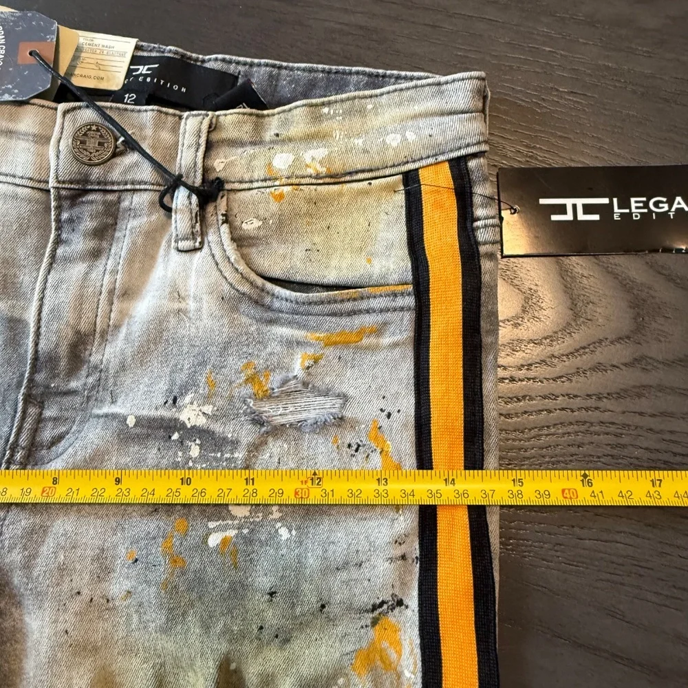 Jordan‎ Craig Kids Cement Wash Denim Shorts Size 12